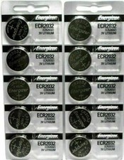 Lot 10 Pcs Fresh Energizer CR2032 3V Lithium Coin Cell Button Battery CR 2032