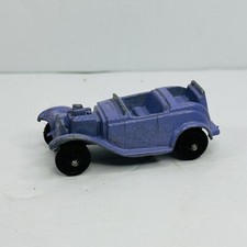 Tootsie Toys Vintage Craze Purple Metal Roadster Toy Car Made In USA