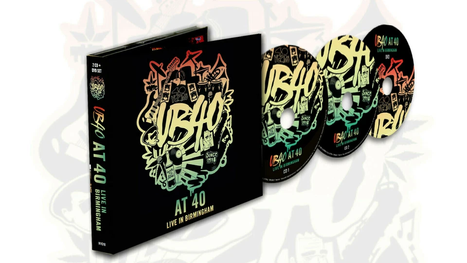 UB40 AT 40 Limited Edition Live 2CD 1 DVD digipak - Image 2 of 4
