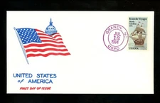 US FDC #2093 LGS 1984 Grandy NC Roanoke Voyages Unofficial 