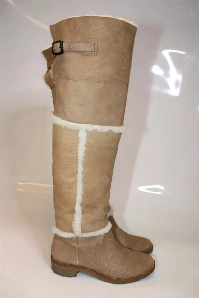 Botas Diane von Furstenberg Tamara piel de oveja piel de oveja OTK LUXURY DESIGNER 8 Foto 3 de 4