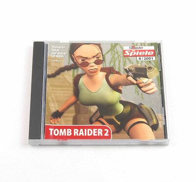 Tomb Raider 2 Starring Lara Croft Computer Bild Spiele 8/2001 PC CD-ROM Deutsch