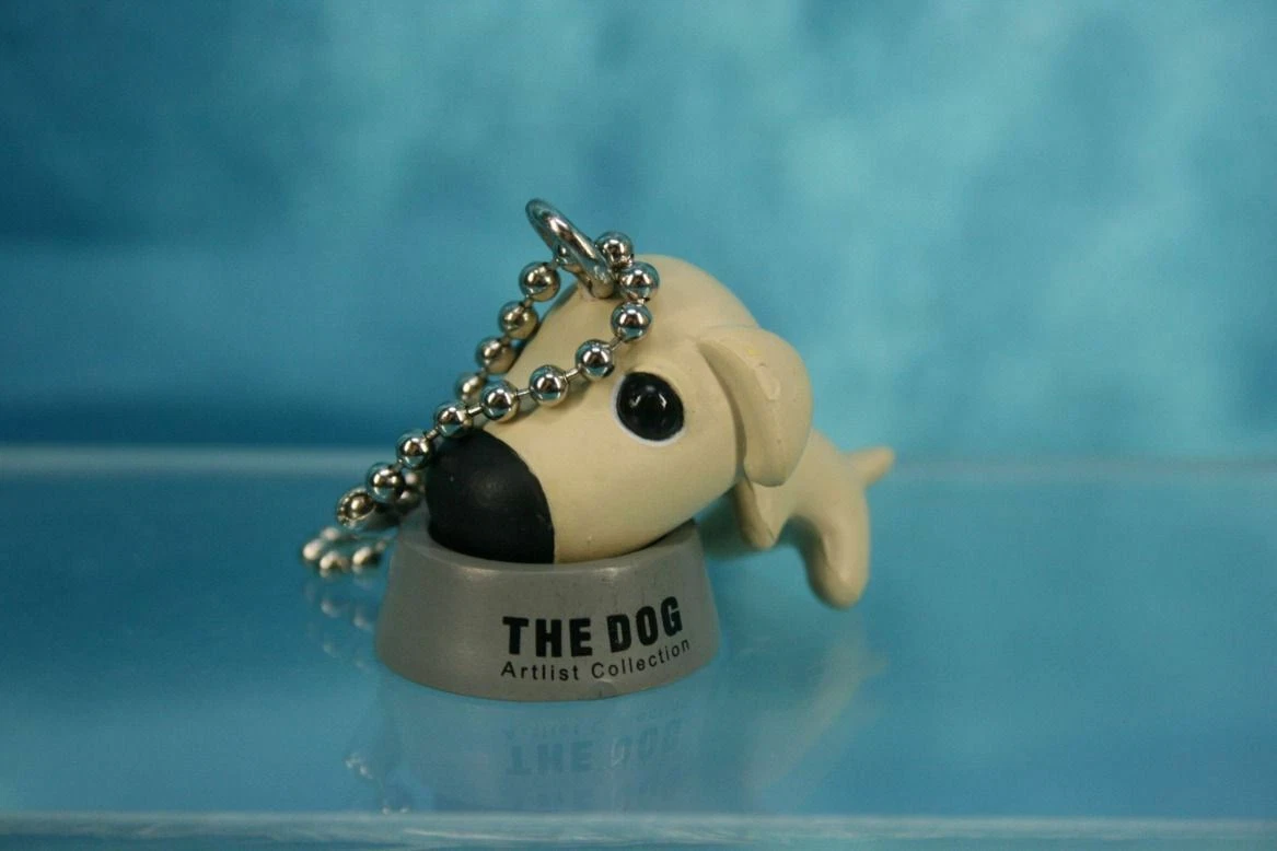 Bandai The Dog Artlist Collection Gashapon Mini Figure Keychain Golden  Retriever