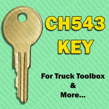CH543 Key For Truck Tool Box and More