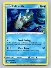 2022 Pokemon Card Silver Tempest Relicanth 44/195