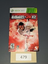 Major League Baseball 2K12 Microsoft Xbox 360, 2012  MANUAL ONLY 