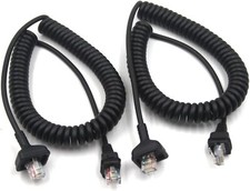 2x 8-pin Microphone Cable for Kenwood KMC-30 KMC-32 KMC-35 TK-7100 TK-760 TK-768