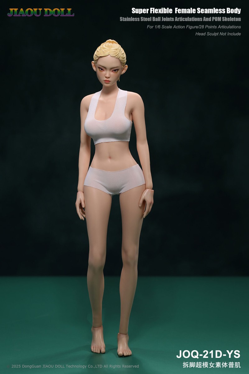 JIAOU DOLL J0Q-21D 1/6 Super Flexible Body Normal Skin 12
