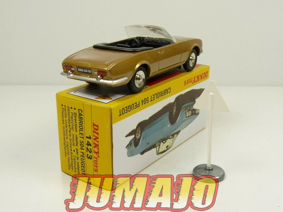 DT255 Voiture 1/43 réédition DINKY TOYS DeAgostini : PEUGEOT 504 Cabriolet 1423 - Photo 2/4