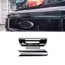Car Trunk Tailgate Door Bowl Cover Trim For Ford Ranger 2023-2024 Bright Black