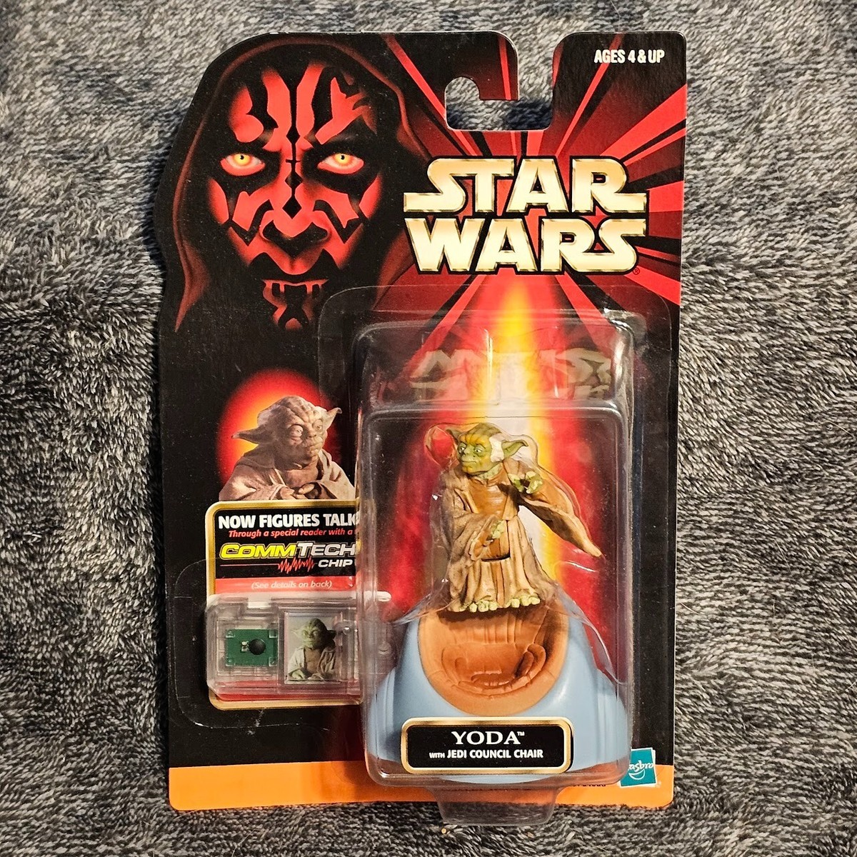 VTG Star Wars Episode 1 Yoda Action Figure with Jedi Council VTG Star Wars Episode 1 Yoda Action Figure with Jedi Council