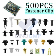 500pcs Car Body Push Pin Rivet Fasteners Trim Moulding Clips Screw Driver USA QI