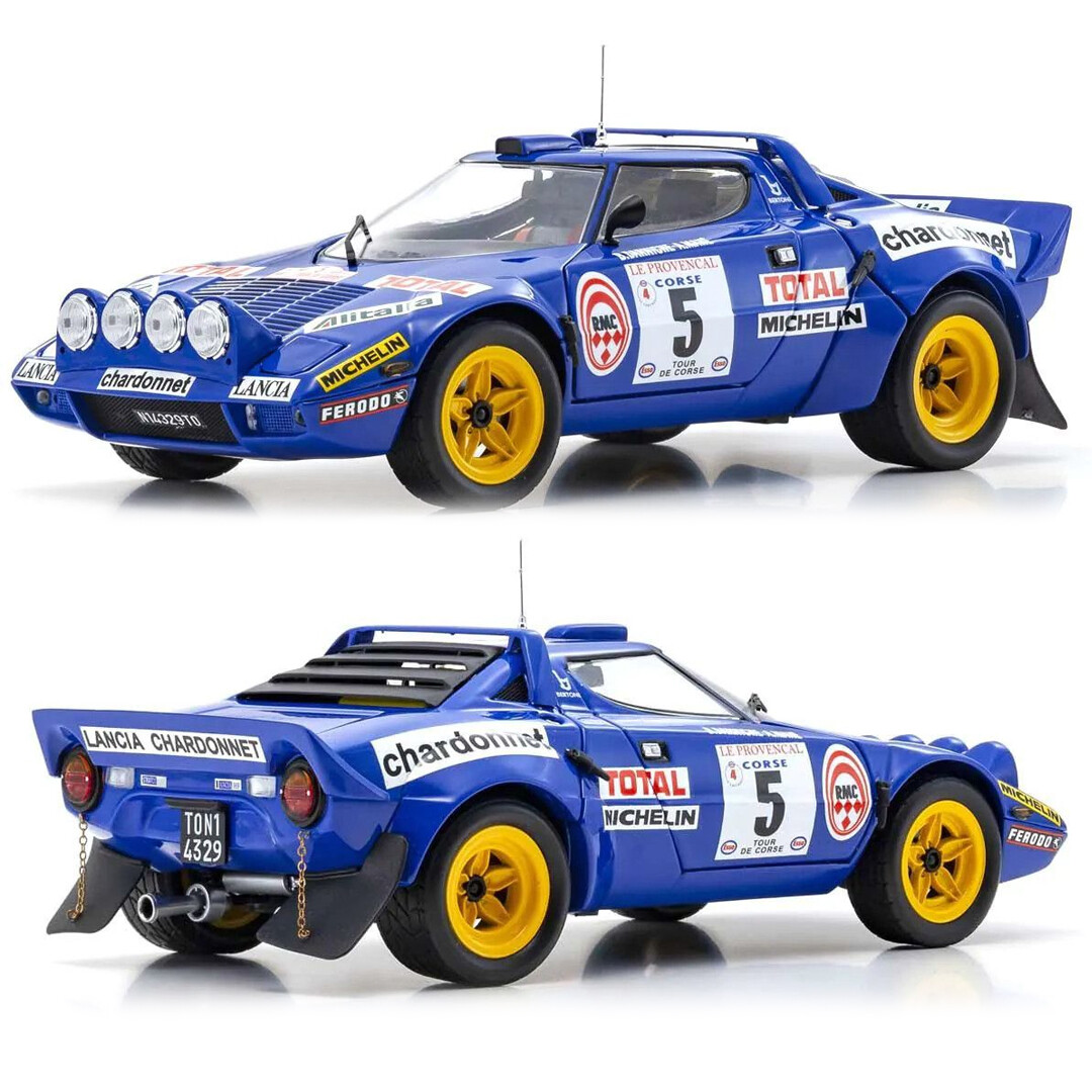 ミニカー Lancia Stratos HF Tour de France 1976 NEW Kyosho 1/18 Lancia Stratos HF 1976 Tour de Corse #5