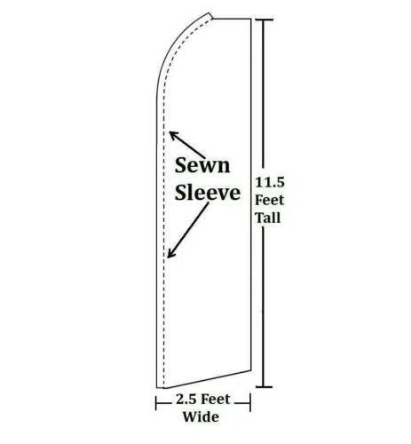 Mechanic Advertising Swooper Flutter Feather Flag Kit Repair Mufflers Alignment - Image 3 of 4
