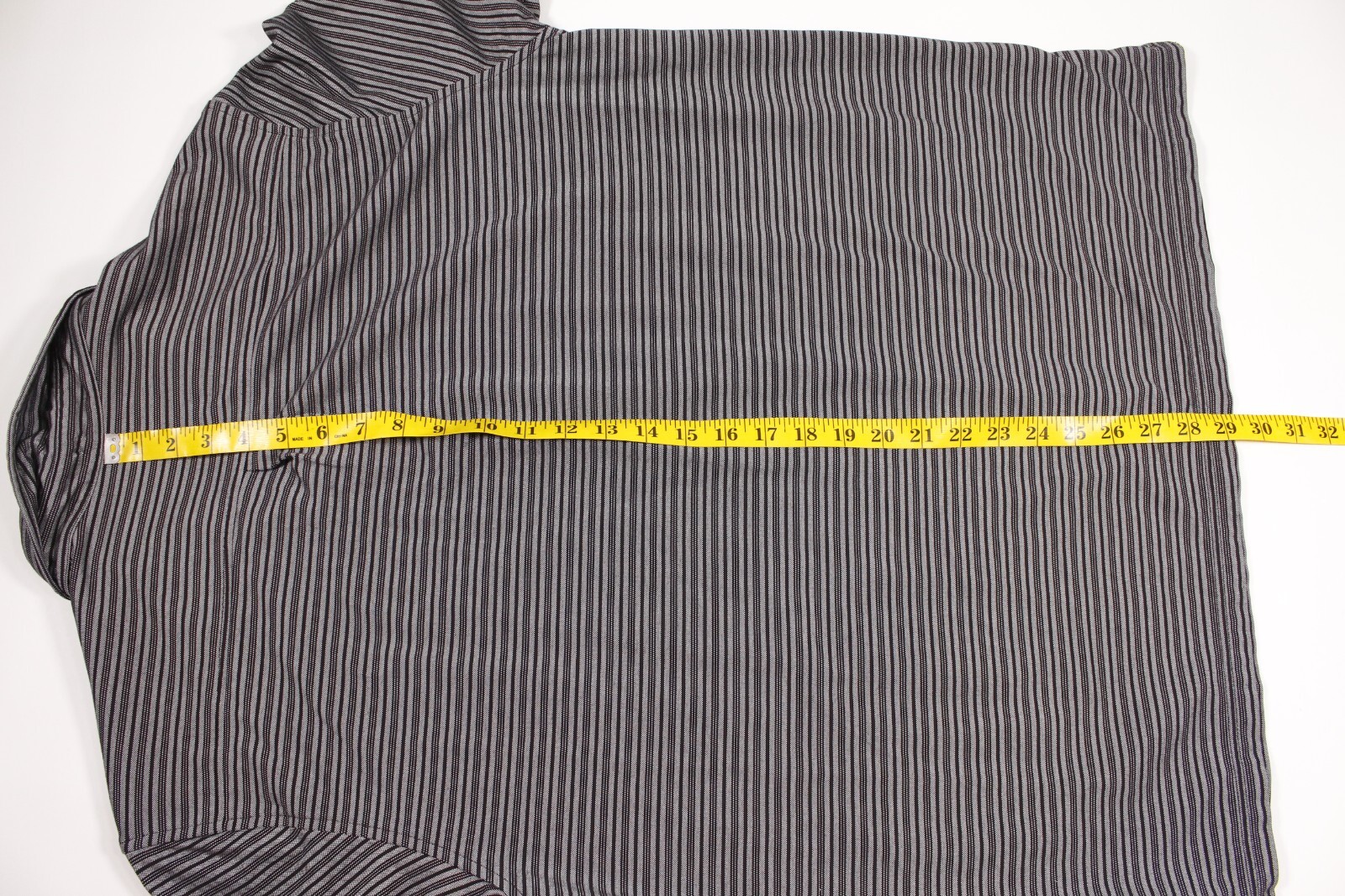 Tommy Bahama Polo Shirt Men's Sz XL Black Gray Striped Swordfish Logo