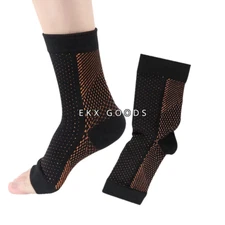 Sport Ankle Support Brace Elastic Compression Foot Plantar Fasciitis Heel Wrap