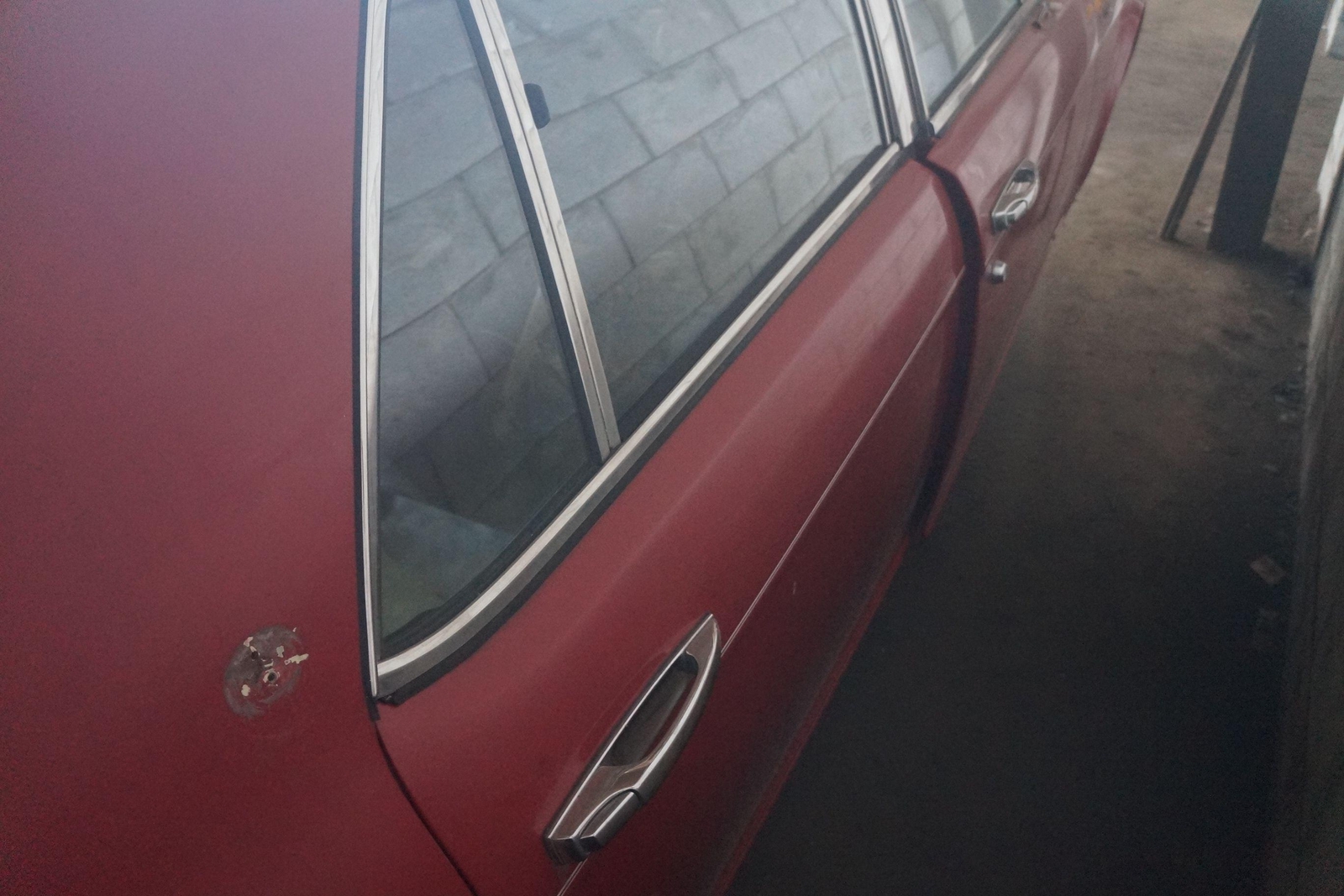 Rear Right Door Assembly Cardinal Red OEM Bentley Turbo R 1991