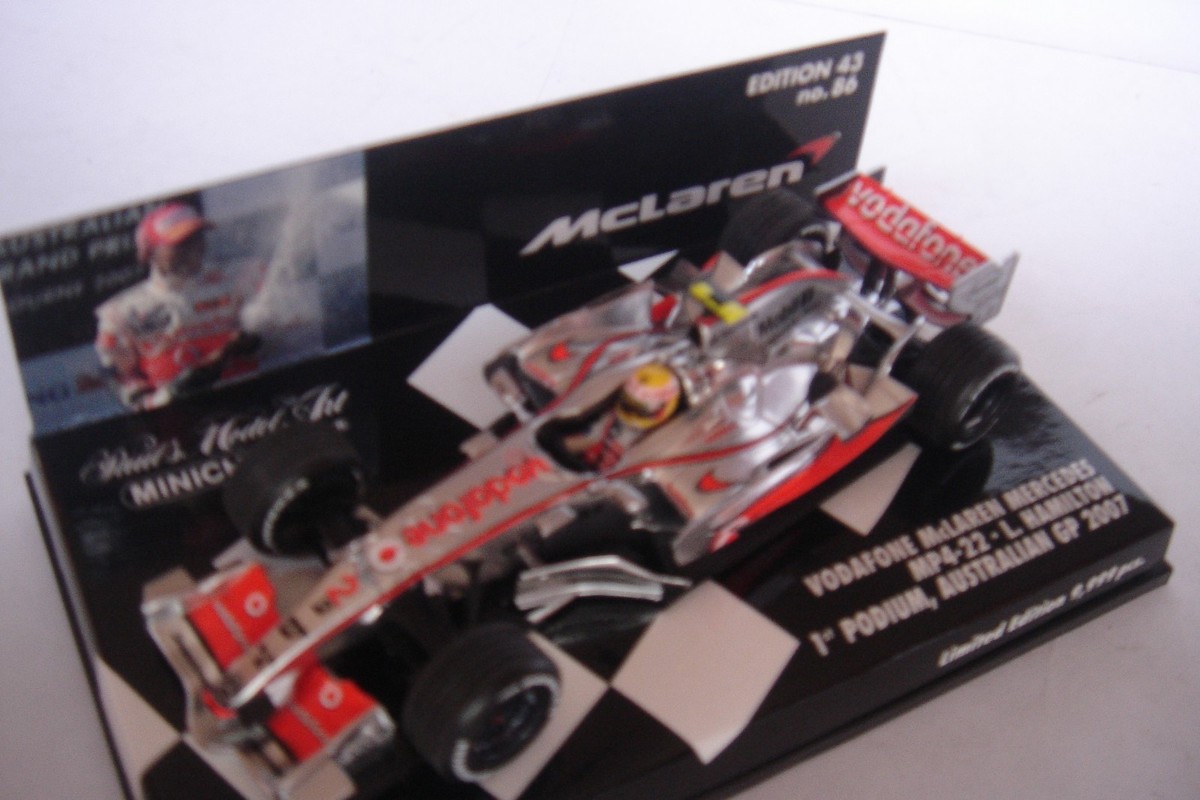 ミニカー MINICHAMPS McLaren Mercedes MP4-22 2007 Minichamps 1:43 McLaren Mercedes MP4-22 1st Podium 2007