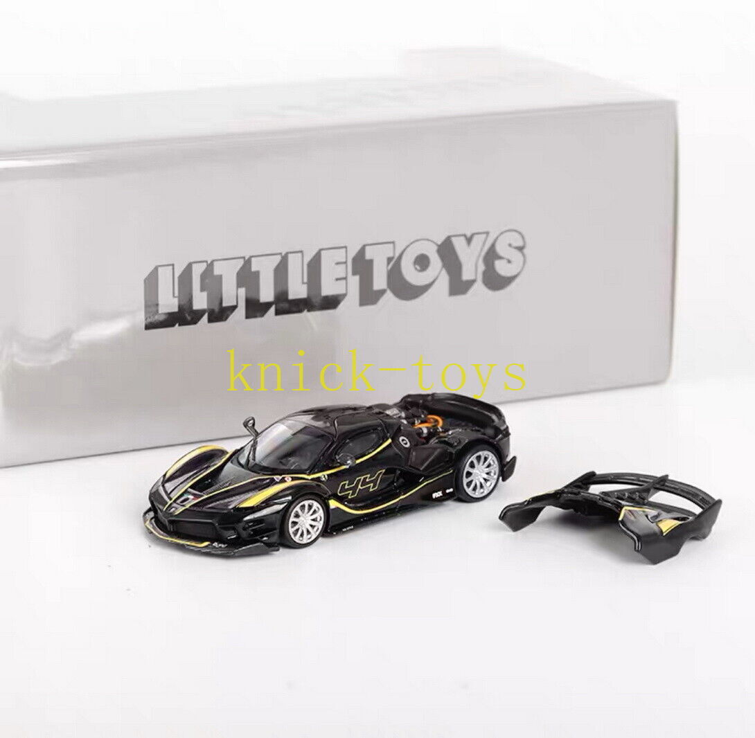 Stance Hunters 1/64 Scale Ferrari FXX K EVO Black Diecast Car
