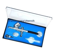 PENNA AEROGRAFO KIT ACCESSORI 7 CC AEROGRAFO 0.3 MM CON ASTUCCIO