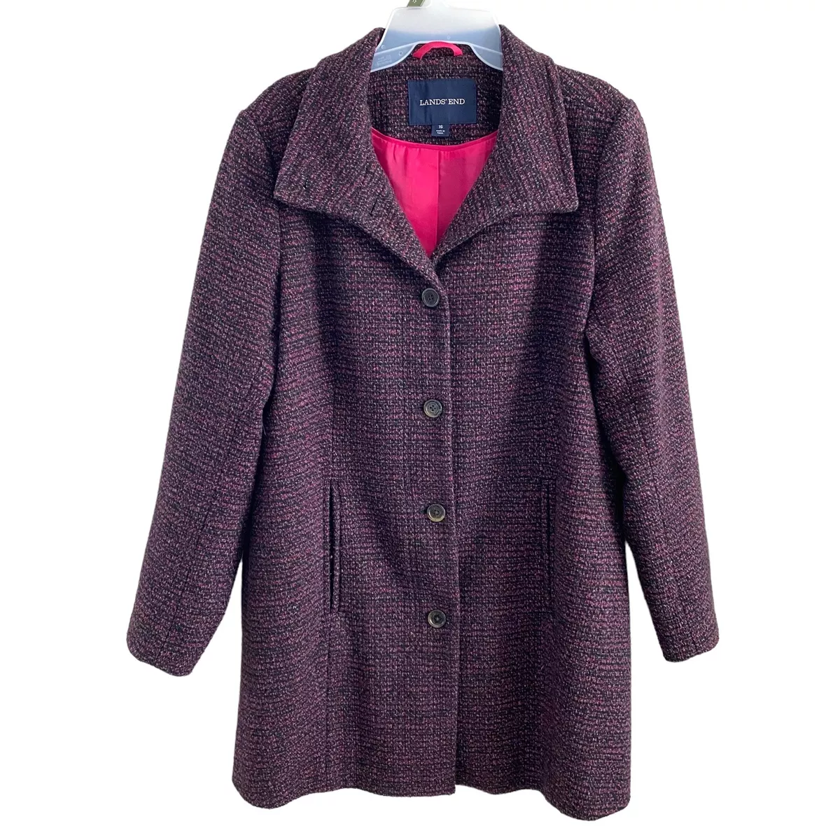 Lands end best sale overcoat