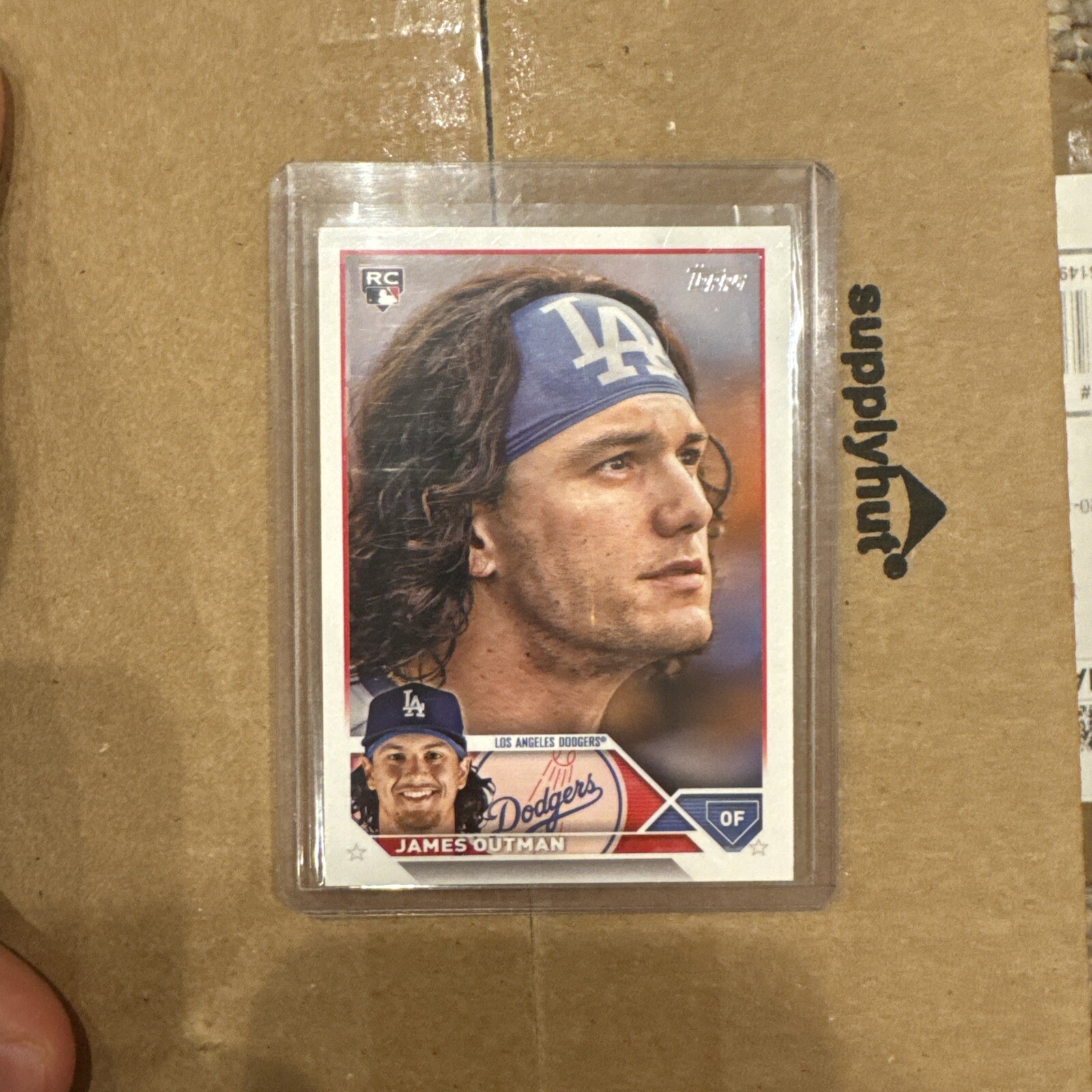 2023 Topps Series 2 James Outman Golden Mirror SSP RC #395