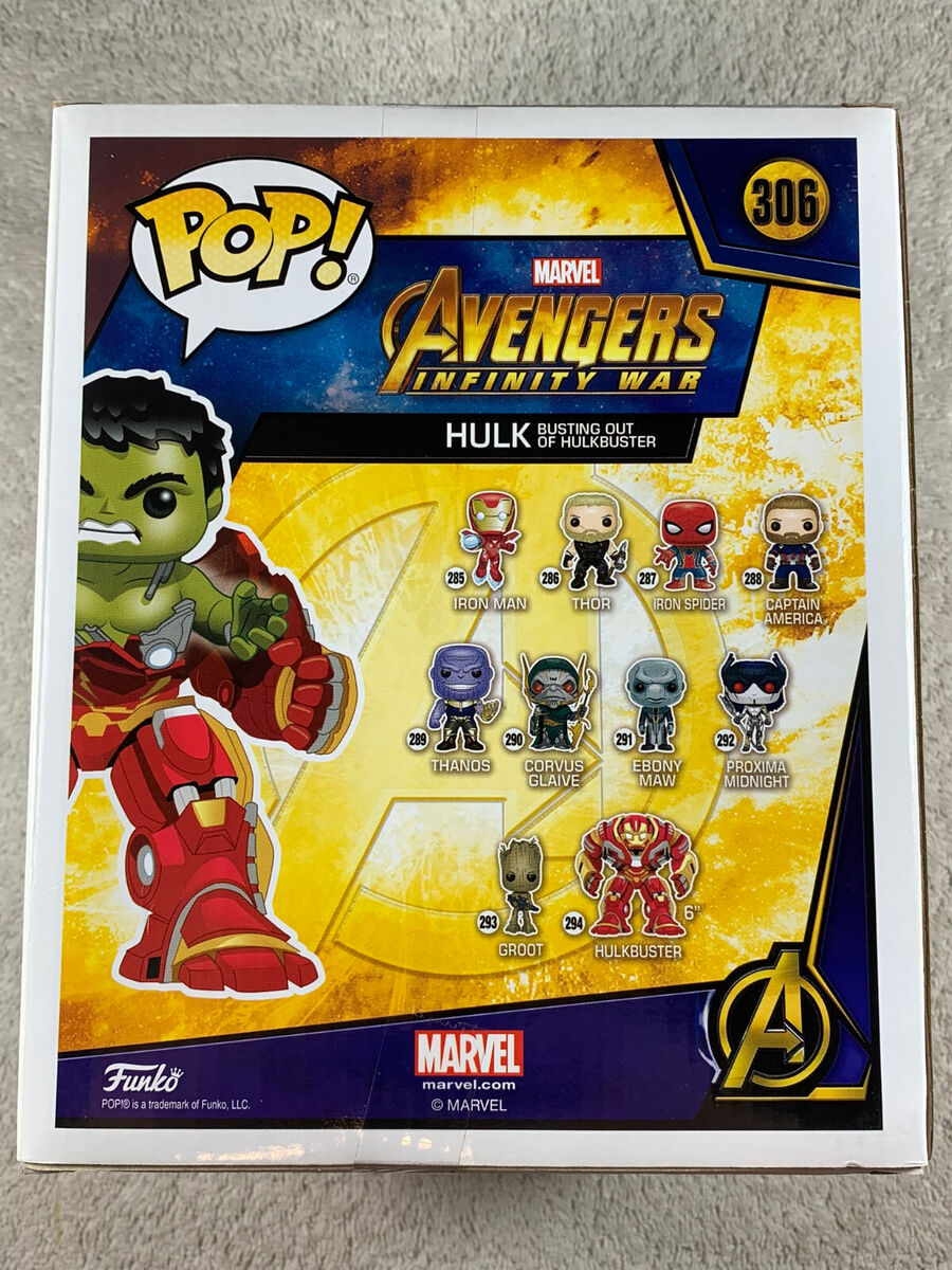 Funko Pop Marvel #306 Hulk Busting Out Of Hulkbuster Funko Pop Marvel #306 Hulk Busting Out Of Hulkbuster