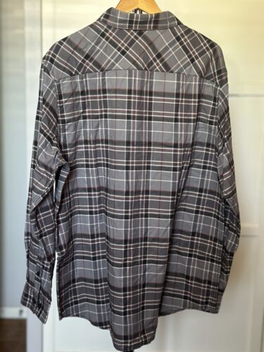 Sz XL , Harley Davidson Men's 120th Anniversary Plaid Shirt - Gray Plaid, NWT - Picture 4 of 5