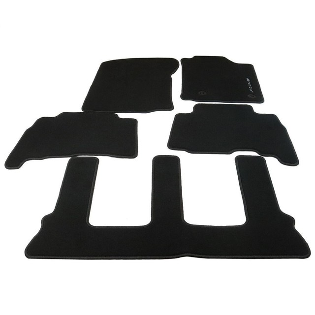 Genuine Toyota Land Cruiser Full Set Rubber Floormats Black 2013