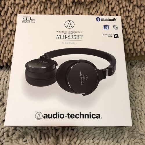 Genuine AUDIO-Technica ATH-SR5BT WIRELESS ON-EAR HI-RES realtà del suono  Cuffie | eBay