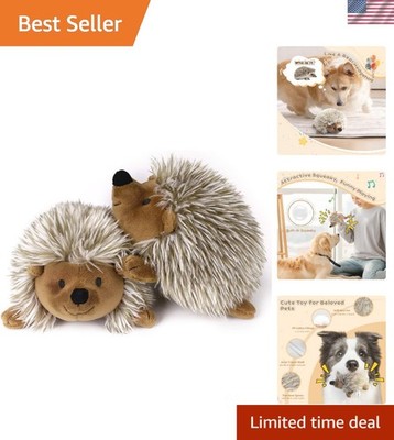 Non-Toxic Super Soft Hedgehog Plush Toy for Dogs - Squeaky & Durable