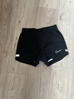 Nike Sport Shorts DRI FIT Gr XS Schwarz Weiß Fußball Kurze Hose