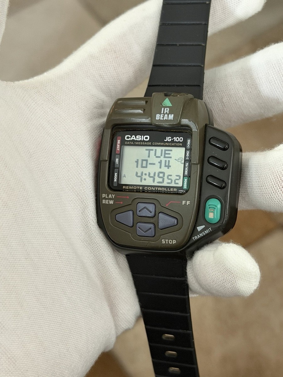 Rare Vintage Casio Super Cyber Cross JG-100 Men's Digital Game