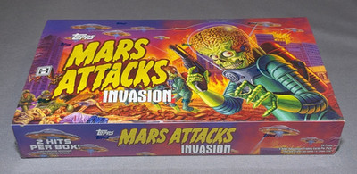 2013 Topps MARS ATTACKS INVASION Factory Sealed Box 24 Packs Cards 2 Hits Per