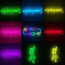 Cyberpunk Edge Runner LED Neon Sign Wall Light Game Zone Bar Bedroom Man Cave