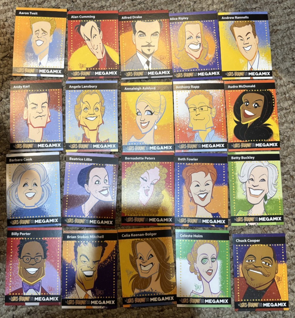 LIGHTS OF BROADWAY Collector Cards - MEGAMIX core cards - Mint