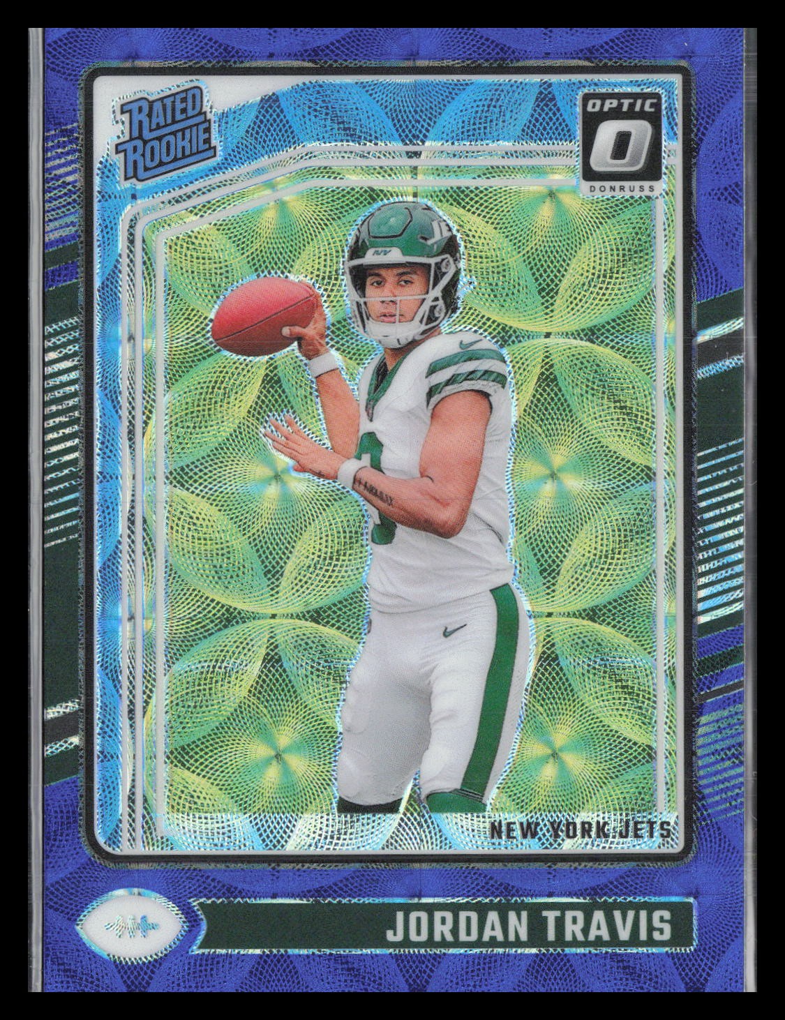 2024 Donruss Optic #260 Jordan Travis Blue Scope