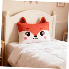 Kids Plush Cute Pillow Case Animal, Orange-26 20Inches Soft Toddler Fox