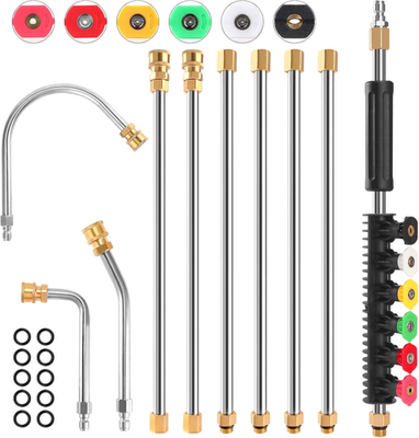 #ad Gutter Cleaning Tools 10 Pack 9 FT Pressure Washer Extension Wand with Nozzle T $62.99