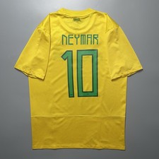 BRAZIL NIKE 2011/2012 FOOTBALL SOCCER HOME JERSEY 11 NEYMAR SIZE  M  