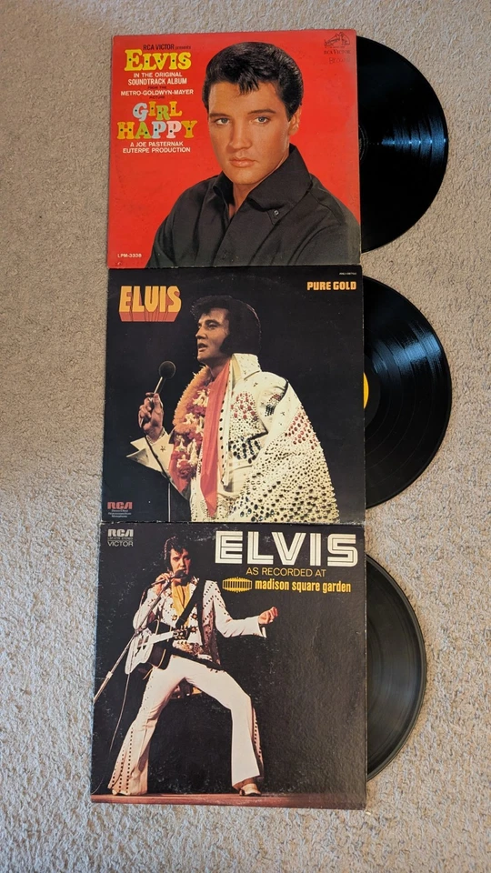 LOT OF 9 ROCKABILLY VINYL RECORDS Elvis Roy Orbison Jerry Lee Lewis LPs - Image 4 of 4