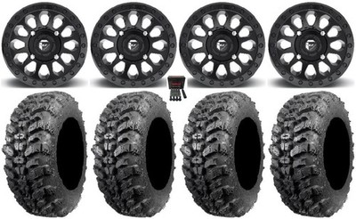 Fuel Vector MB 14'' Wheels 30'' Sniper 920 Tires Can-Am Maverick X3