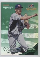 2013 USA Baseball Champions Certified National Team Mirror Green David Berg l6a