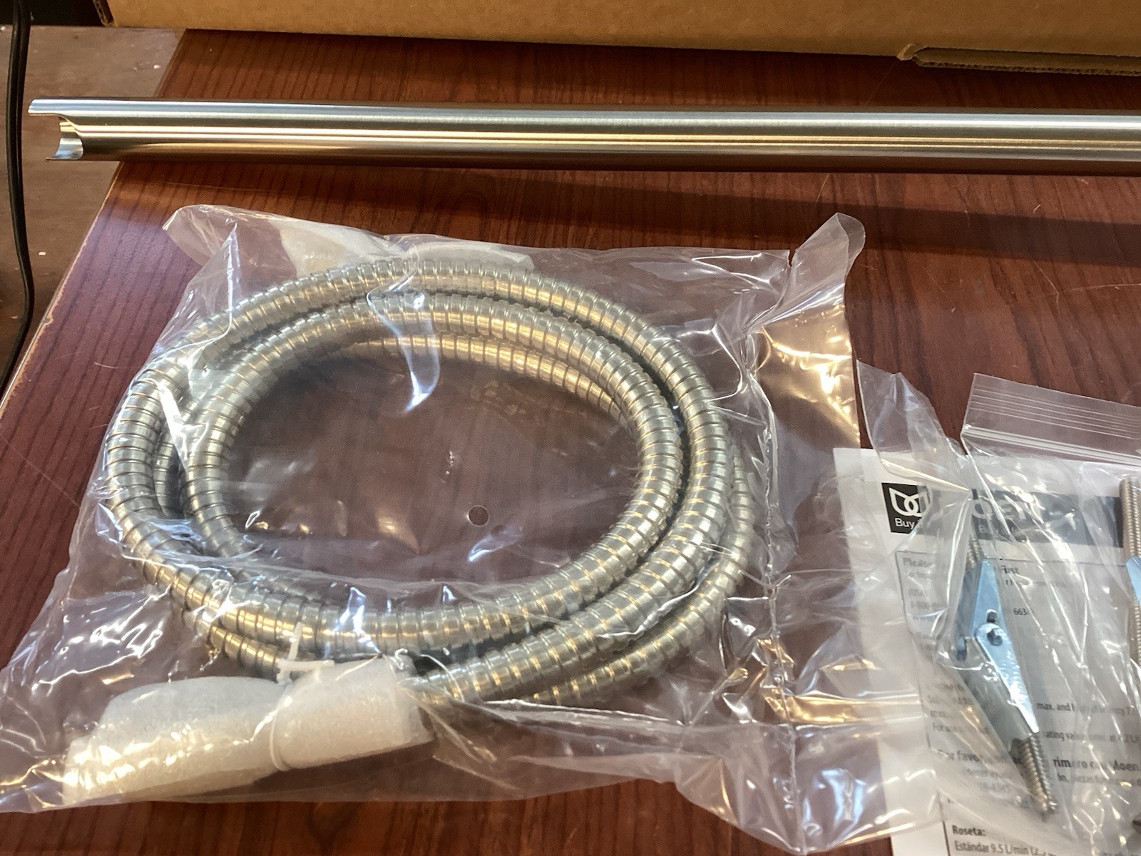 NEW Moen 3667EPBN EcoPerformance 4-Spray Handshower w/SlideBar BrushedNickel B2