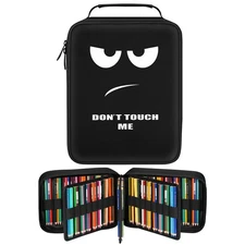 FINPAC Large Multi-Layer Pencil Case Holder Pen Bag w/Zipper - 200 Pencils