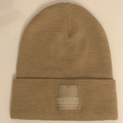 H&M Divided Fine Knit  Beanie Hat Possibilité Tan One Size Unisex Streetwear