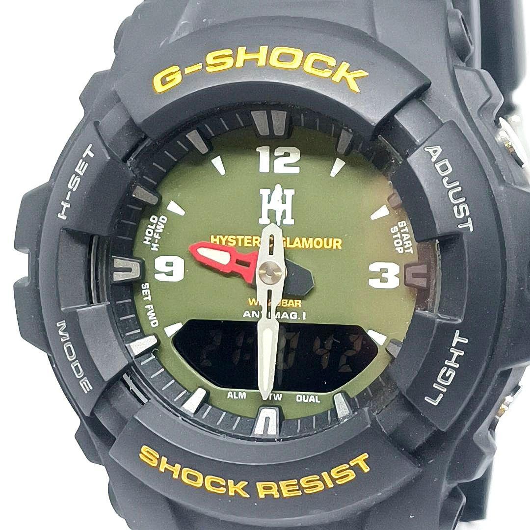 新品未使用　CASIO G-SHOCK HYSTERIC GLAMOUR Casio G-Shock Hysteric Glamour Collab G-100 Digital Analog Rare