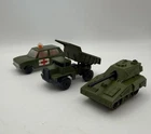 Vintage Matchbox Military Vehicles Lot Lesney Rolamatics Tank Dump Truck