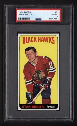 Stan Mikita #31 1964 Topps card