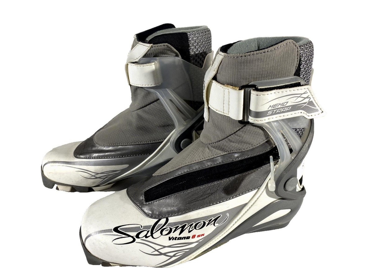 salomon 2017 ski patrol vitane pilot SALOMON Vitane Skate 8 Cross Country Ski Boots Size EU36 US6 for SNS Pilot  2150
